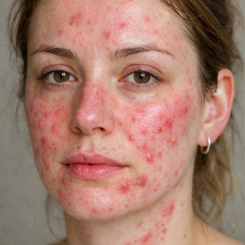 Skin sensitivity and acne